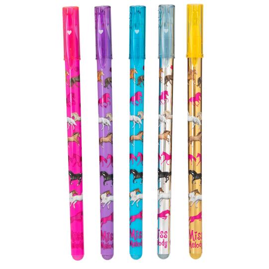 Miss Melody Glitter Gel Pen Set