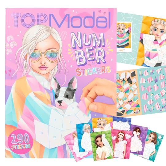 Top Model Number Sticker Fantasy