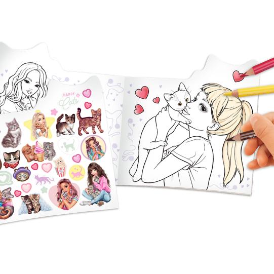 TOPModel Kitty Colouring Book Figural KITTY