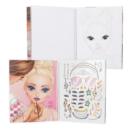 TOPModel Make-Up Colouring Book