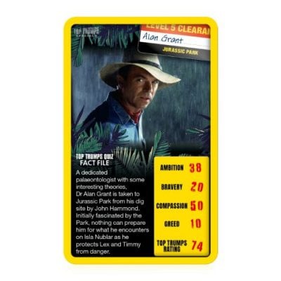 Top Trumps Jurassic Park Specials