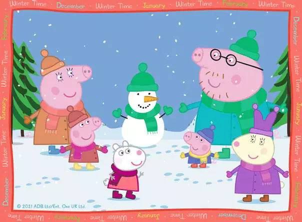 Peppa Pig Four Seasons 4 in a Box Puzzle