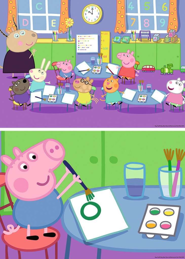 Peppa Pig  2x24pc Puzzle