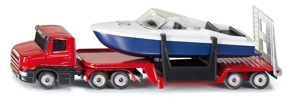 1:87 Low Loader with Speed Boat