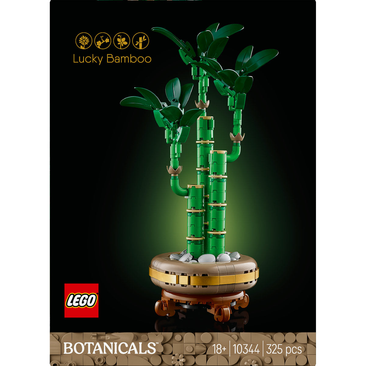 LEGO Botanicals Lucky Bamboo Faux Plant Set 10344