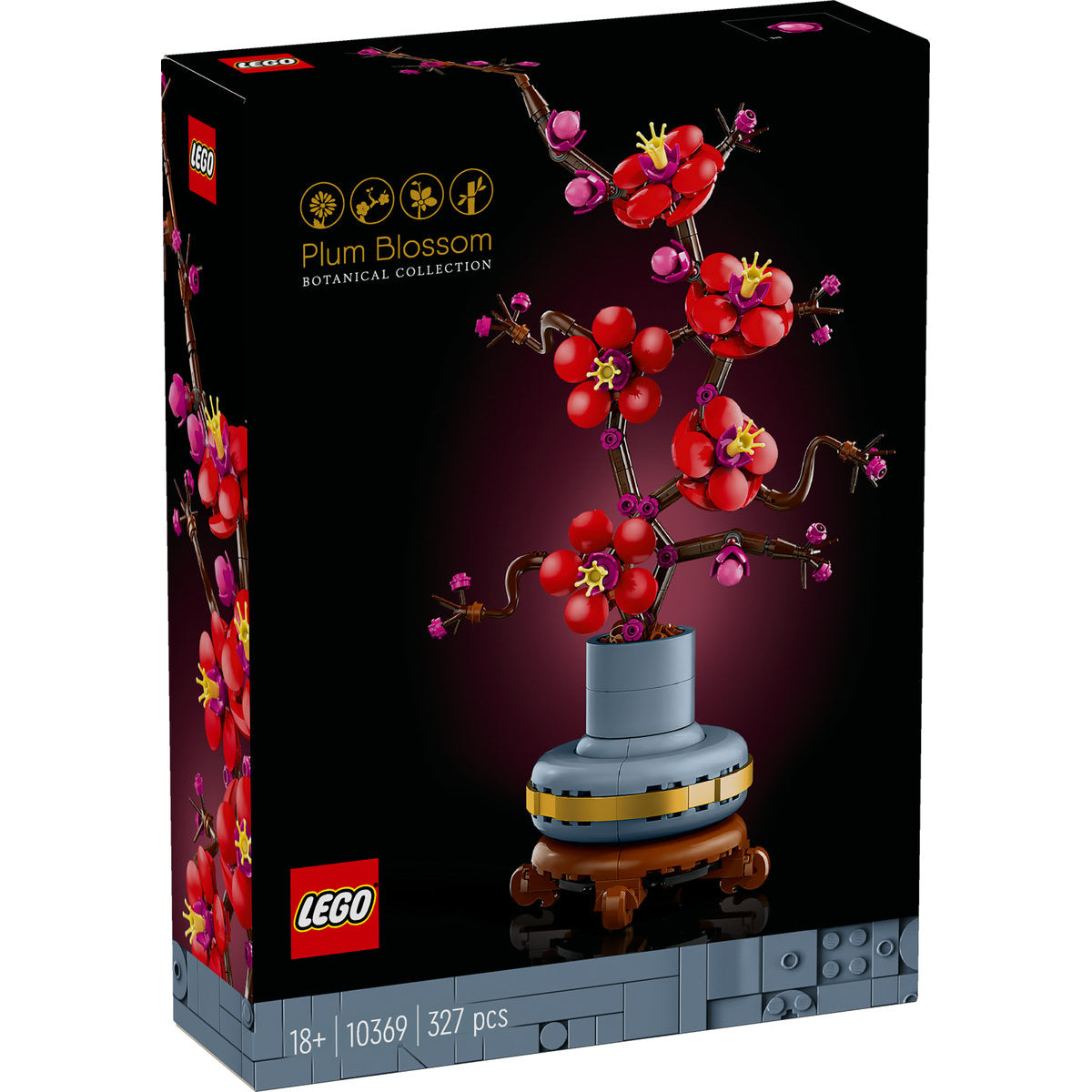 LEGO Icons Plum Blossom Flower, Home Decor Set 10369 - Moons Toystore