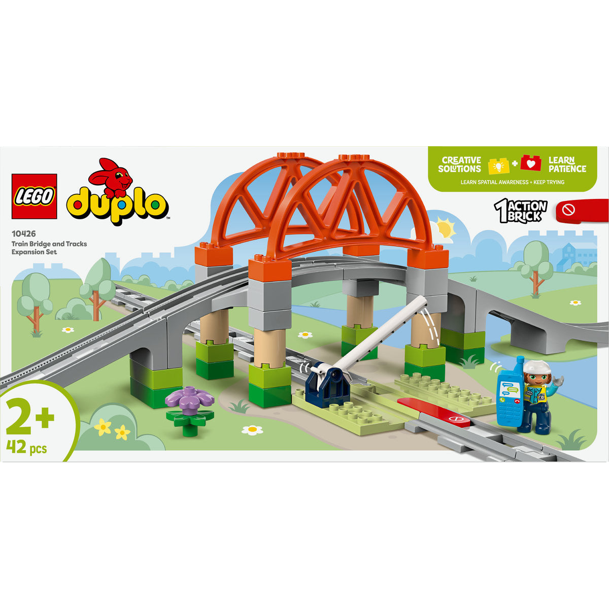 LEGO DUPLO Train Bridge and Tracks Expansion 10426