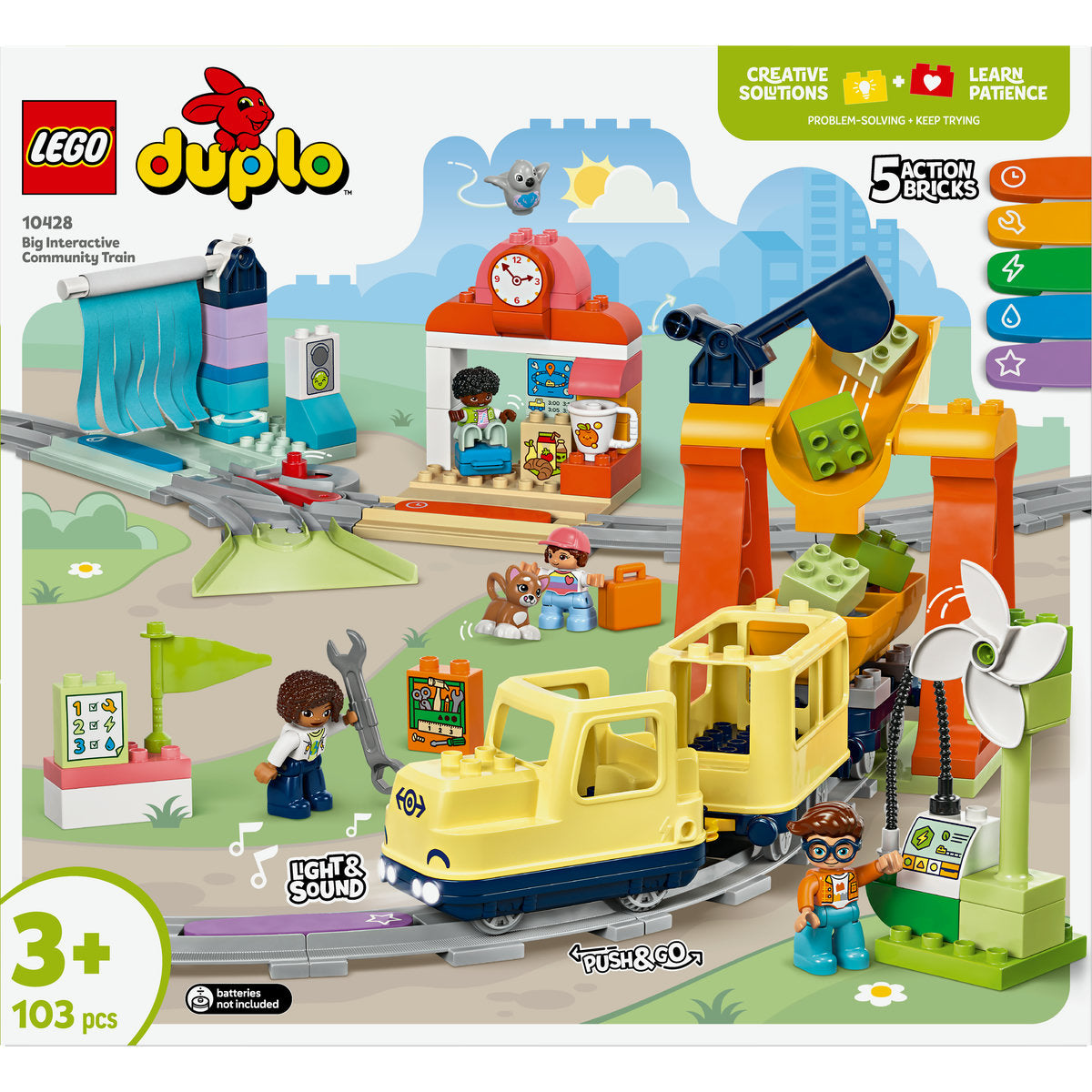 LEGO DUPLO Big Interactive Community Train Toy 10428