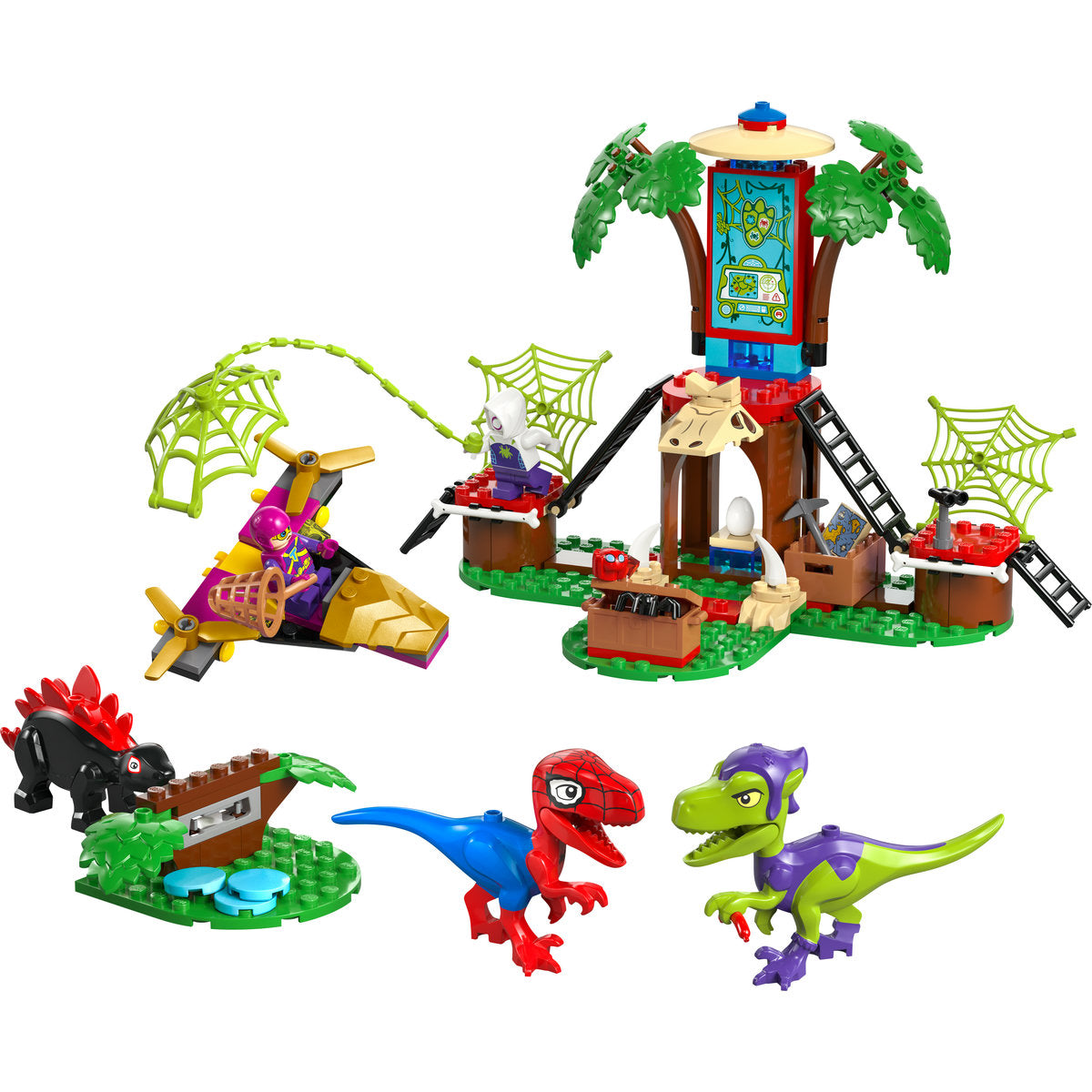 LEGO Marvel Spidey And His Amazing Friends Spidey and Gobby’s Raptor Battle at Tree House HQ 11200