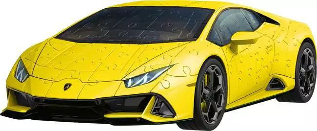 3D Lamborghini Huracan Yellow 108pc