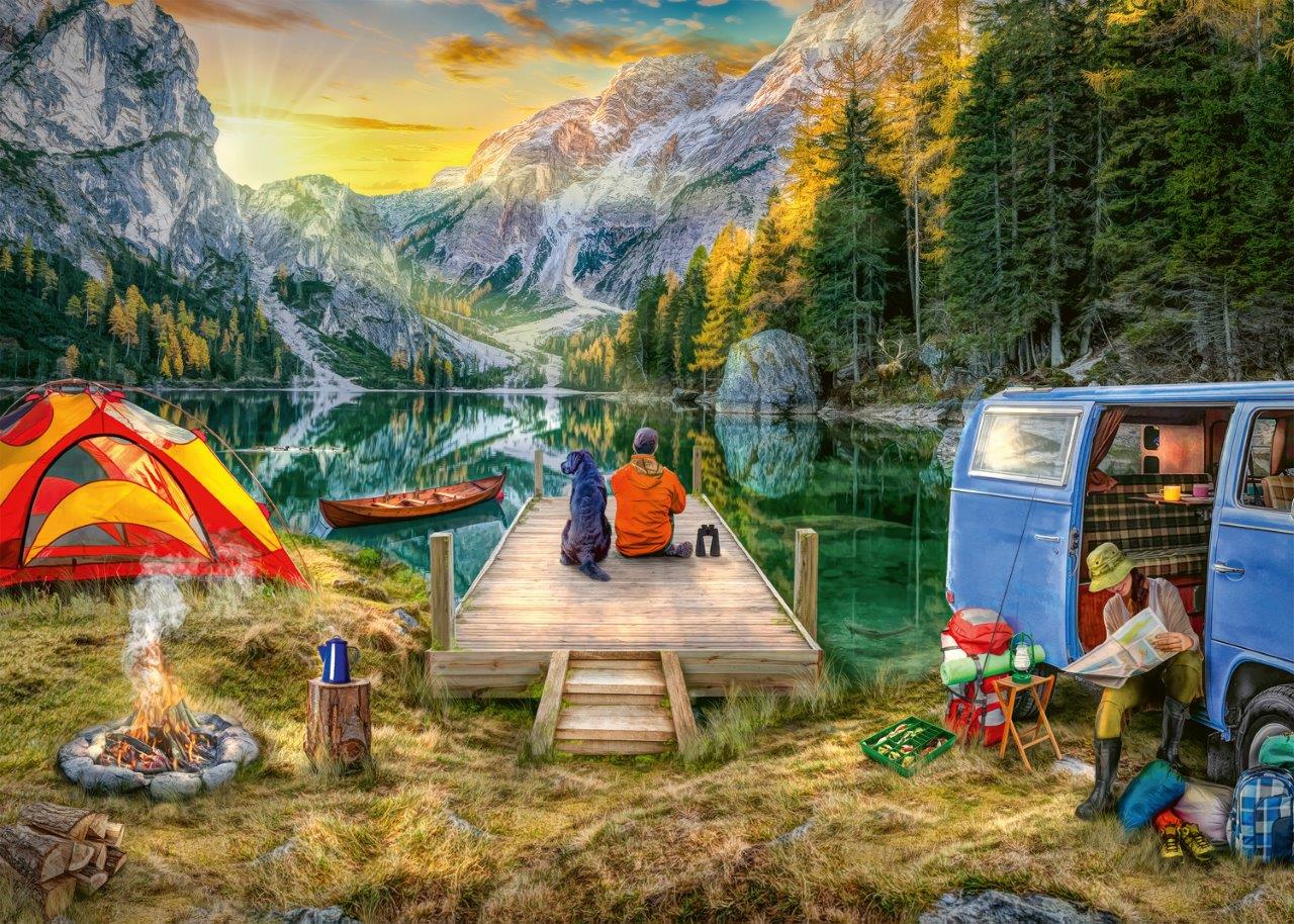 Calm Campsite 1000pc puzzle