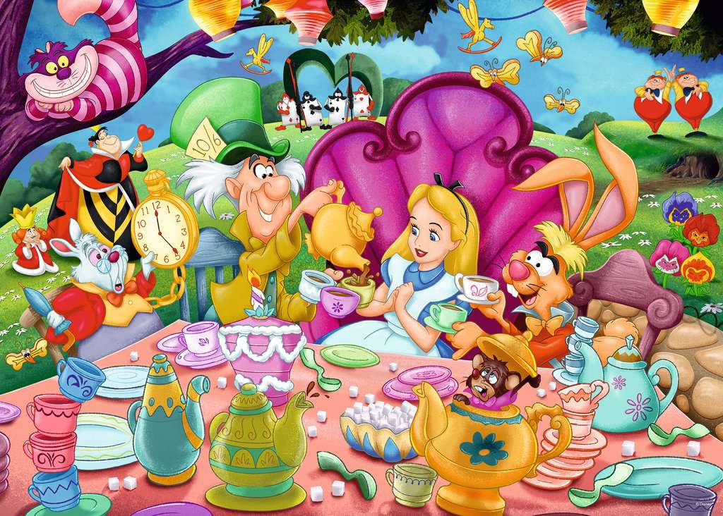 Alice in Wonderland 1000pc Puzzle