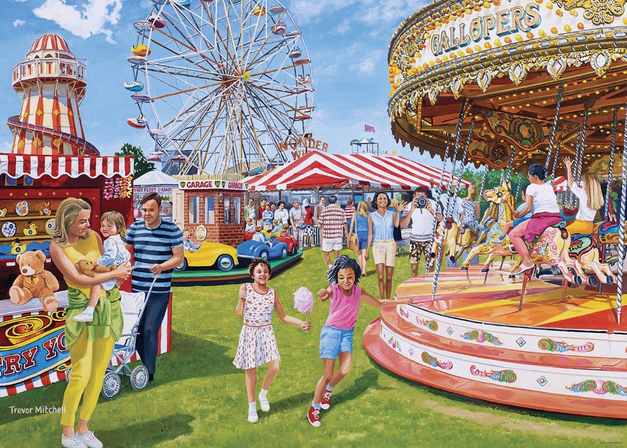 Vintage Fairground Fun 1000pc puzzle