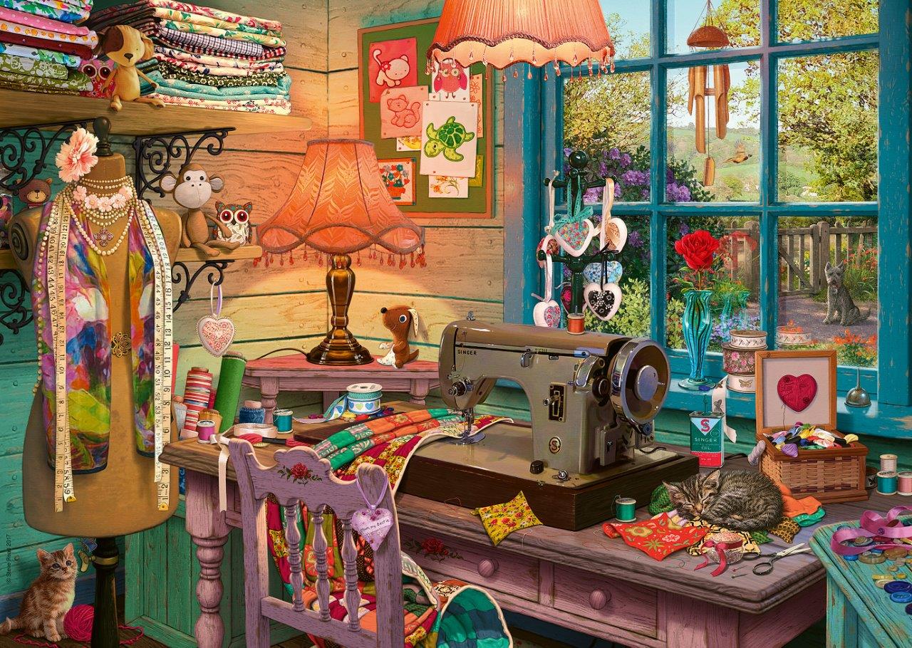 The Sewing Shed Haven No.4 1000pc puzzle