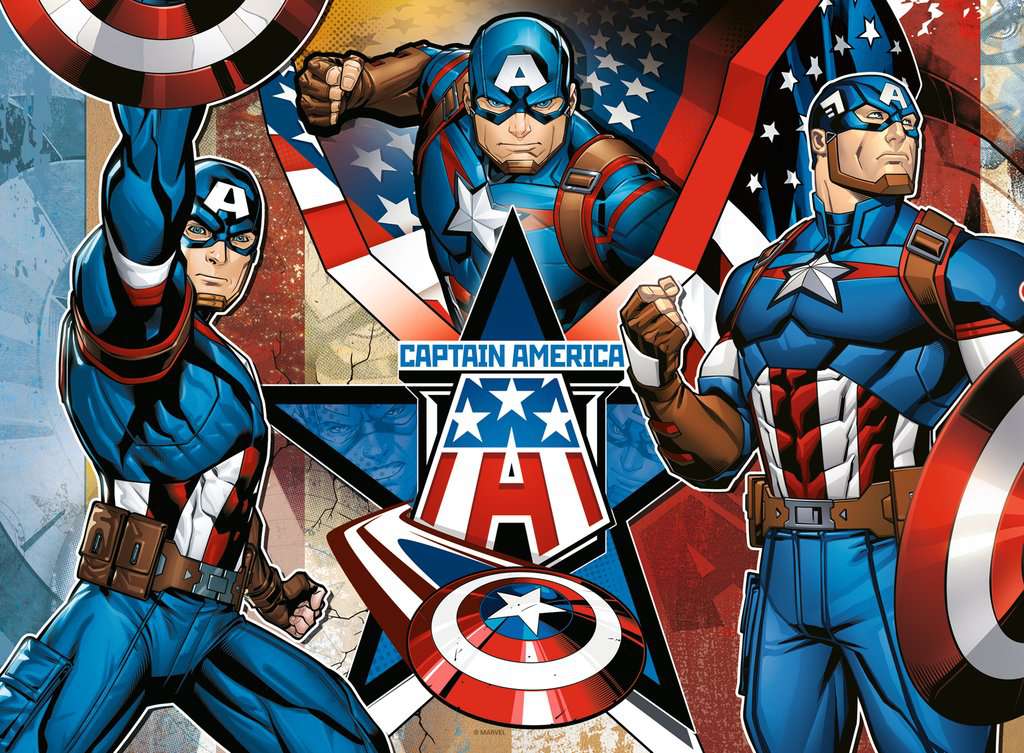 Marvel Hero - Captain America, 100pc XXL