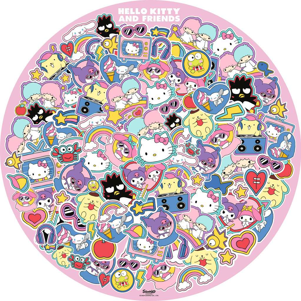 Hello Kitty Circular 500pc Puzzle