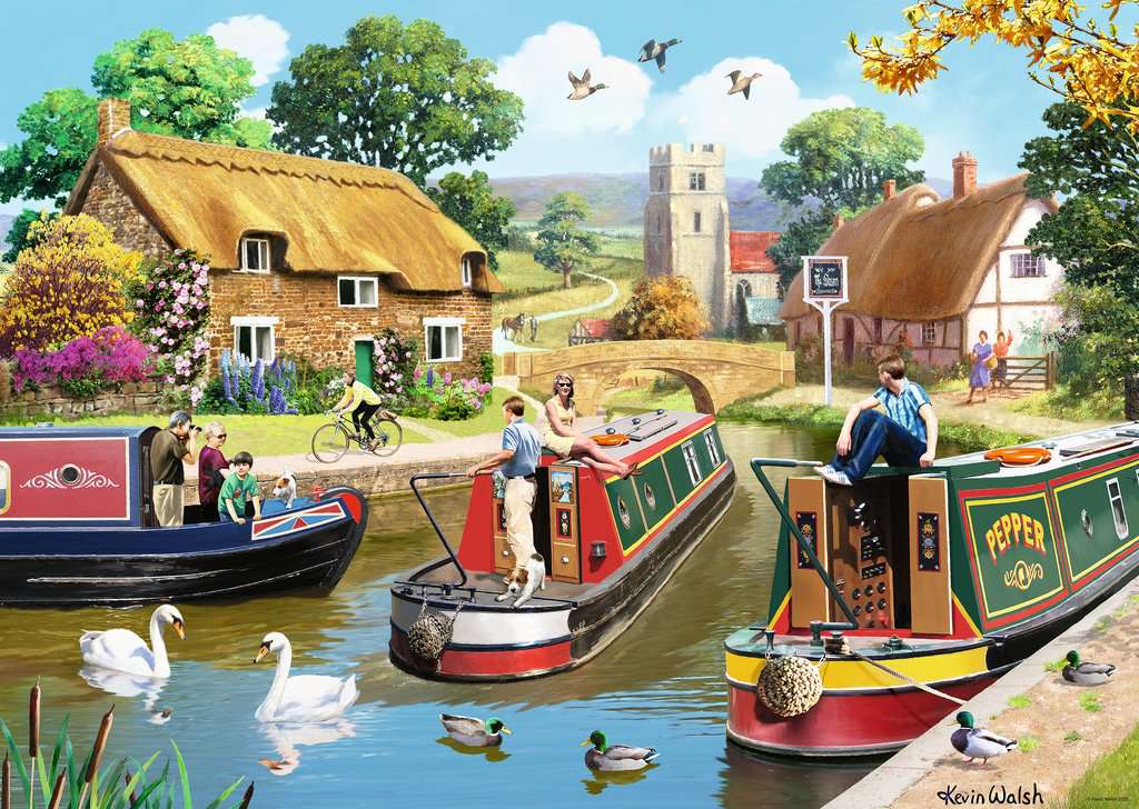 A Day on the Canal 1000pc