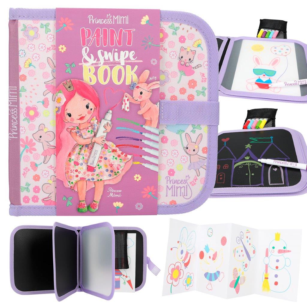 Princess Mimi Paint & Swipe Book