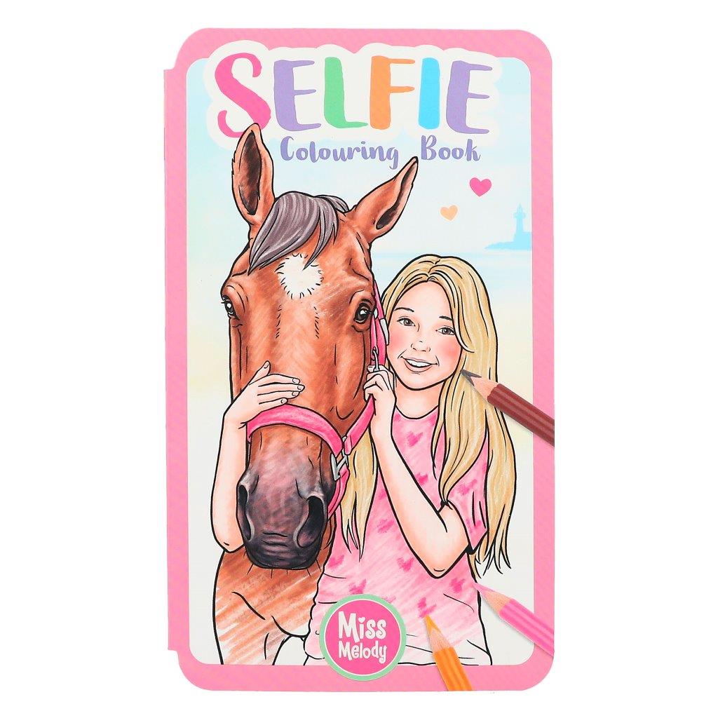 Miss Melody Selfie Colouring Book