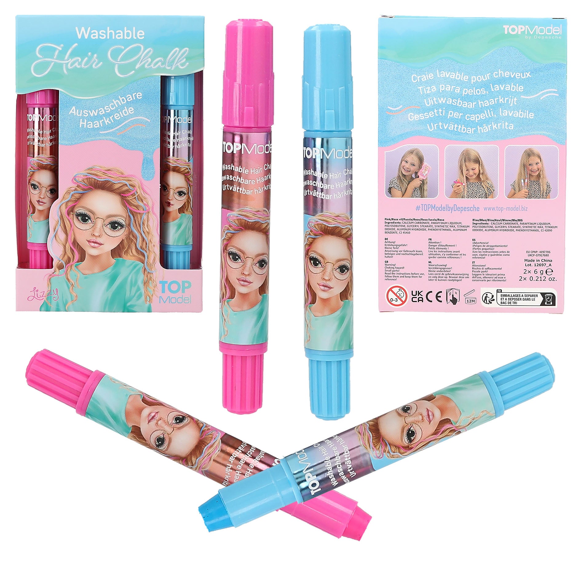 TOPModel Hair Chalk Pens Assortment