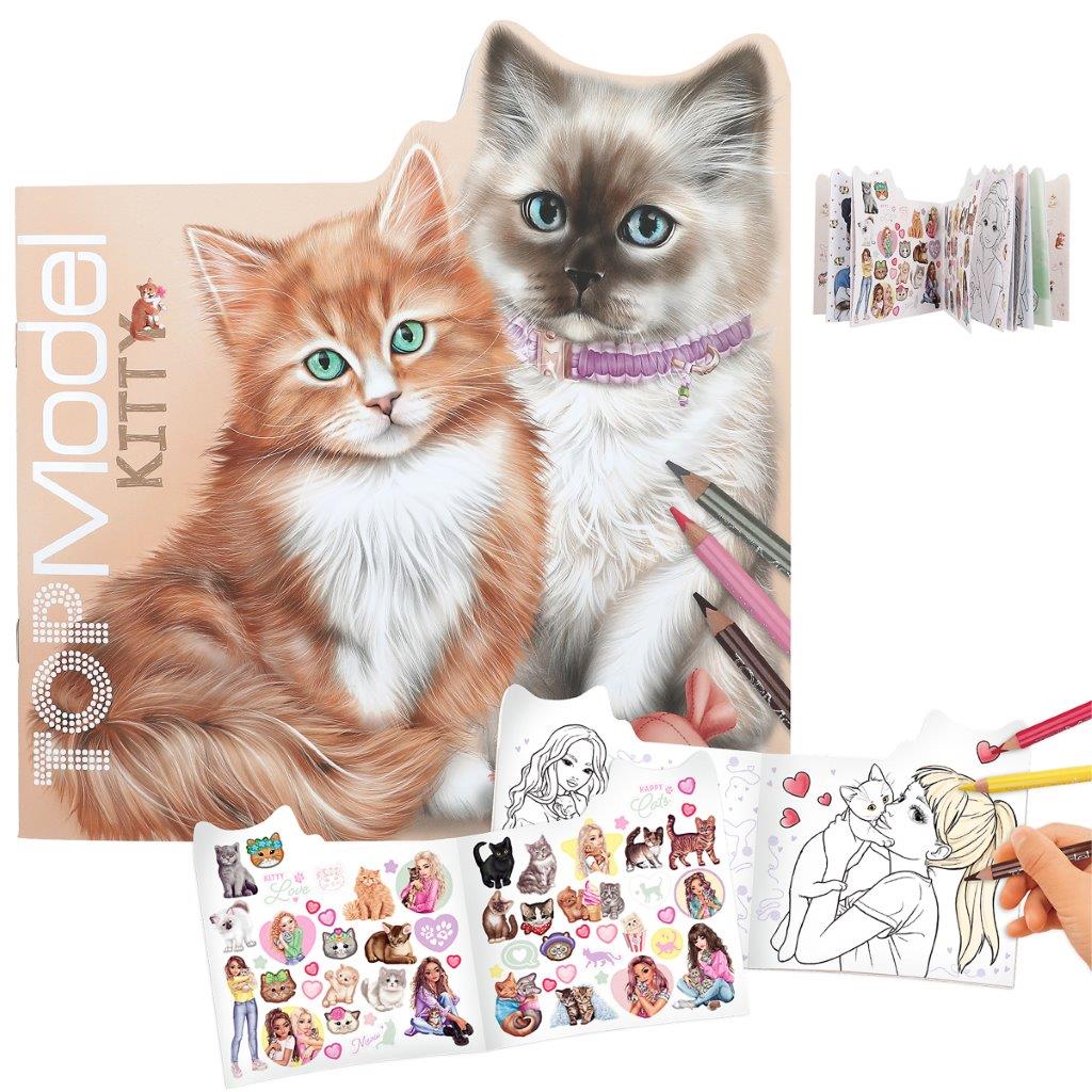 TOPModel Kitty Colouring Book Figural KITTY