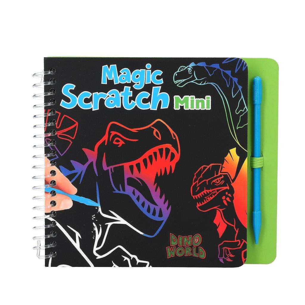 Dino World  Mini Magic-Scratch Book