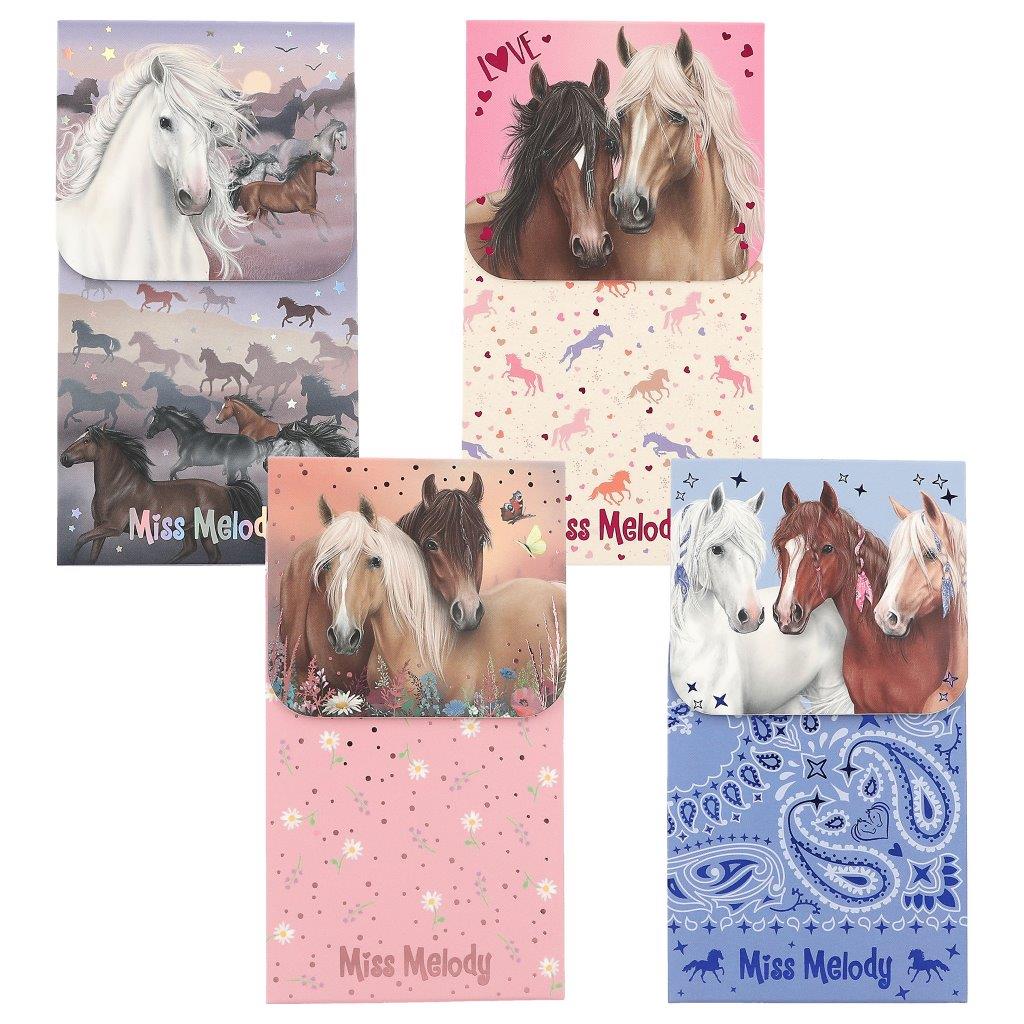 Miss Melody Pad With Magnet Closure Assortment