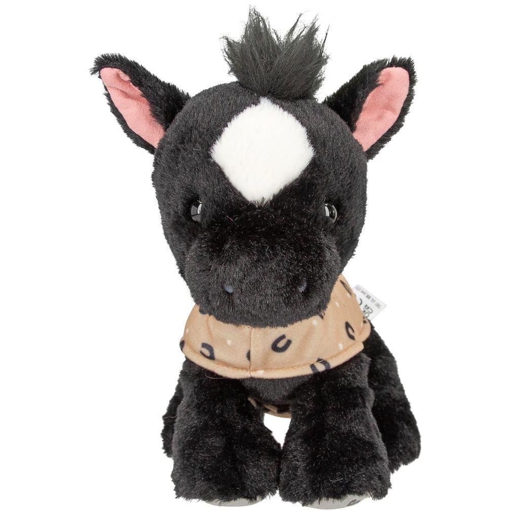 Miss Melody Plush Horse Black Angel 20cm