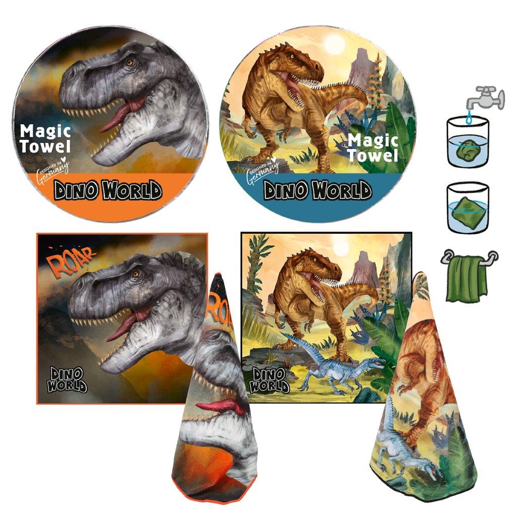 Dino World Magic Towel Assortment