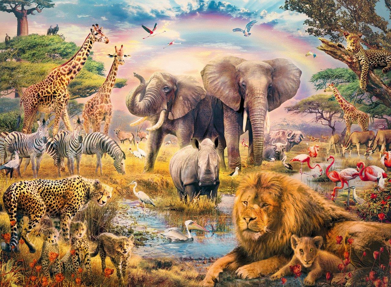 African Safari, 100pc XXL