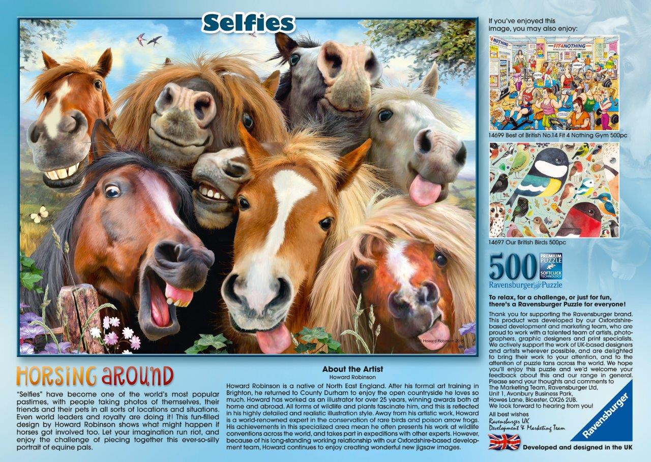 Selfies - Horsing Around, 500pc