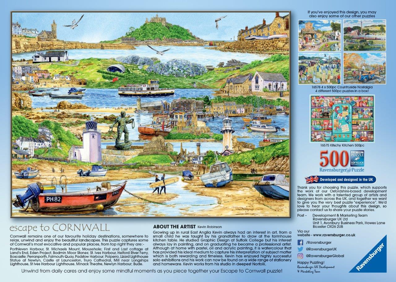 Escape to Cornwall, 500pc