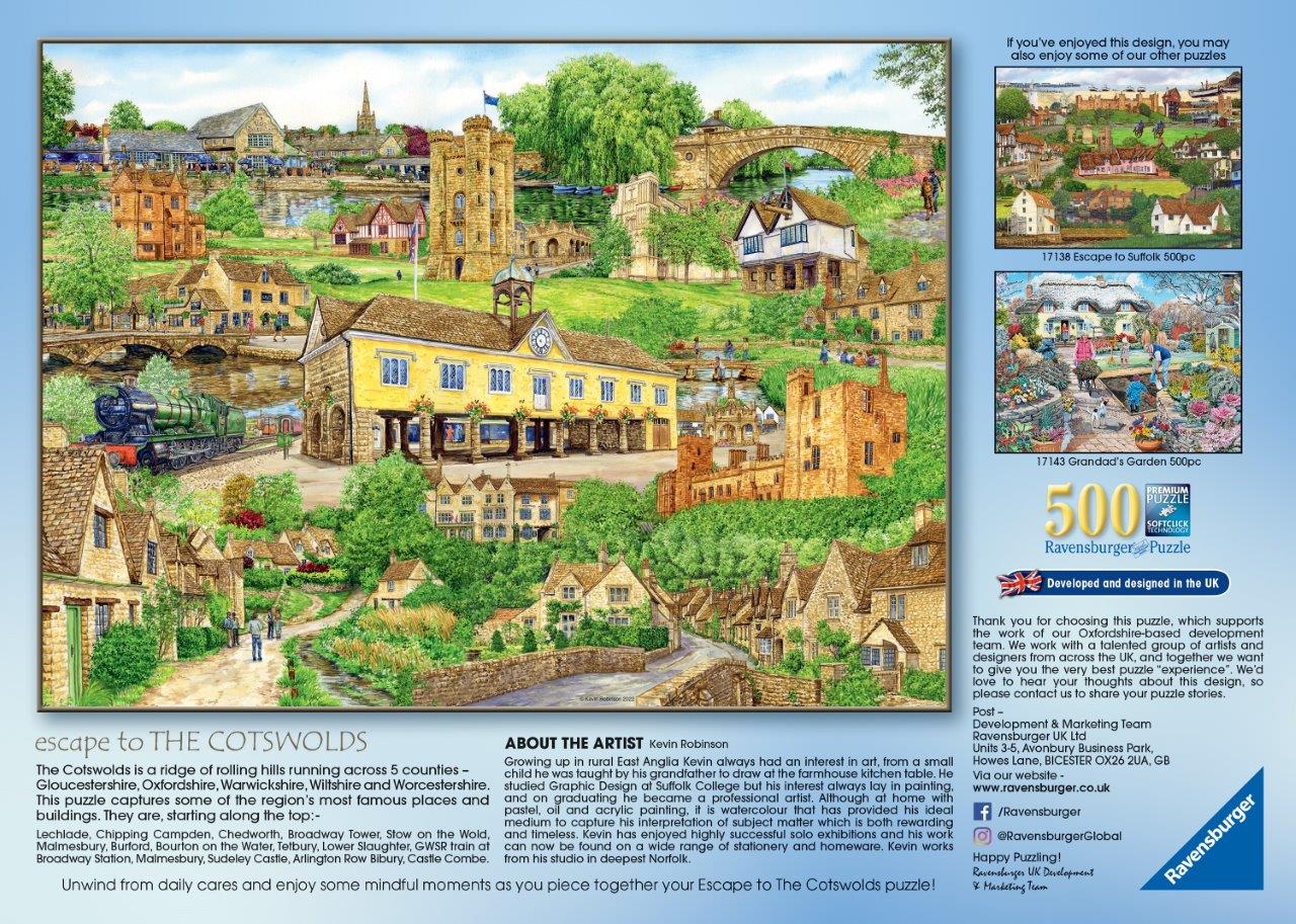 Escape to the Cotswolds, 500pc