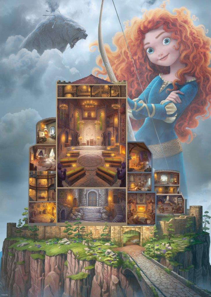 Disney Merida Castle 1000pc puzzle