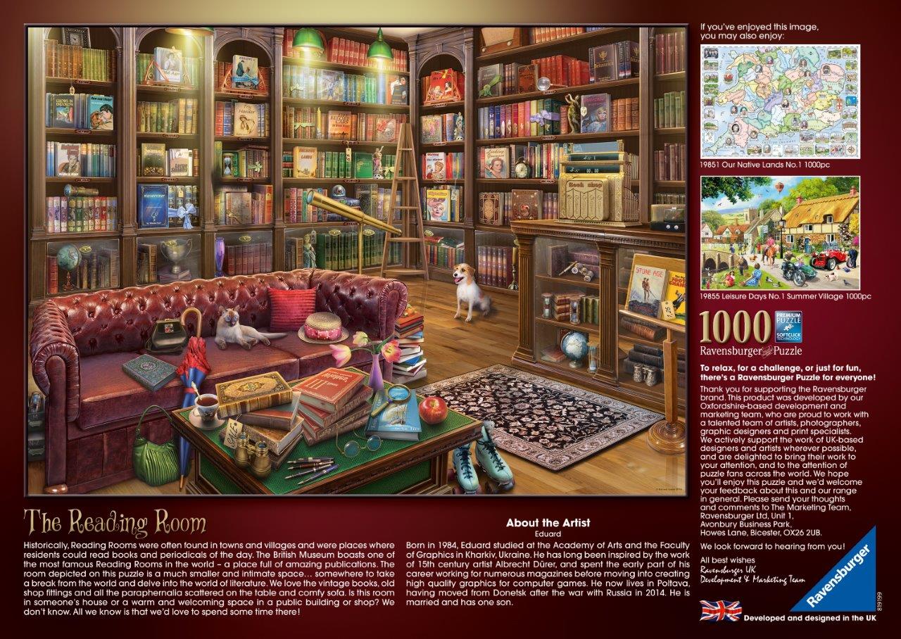 The Reading Room, 1000pc