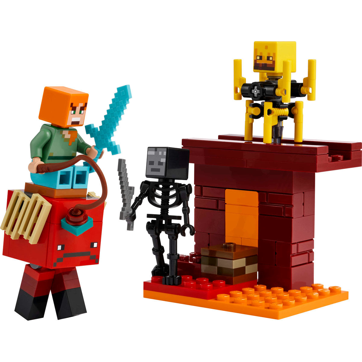 LEGO Minecraft The Nether Lava Battle Set 21266