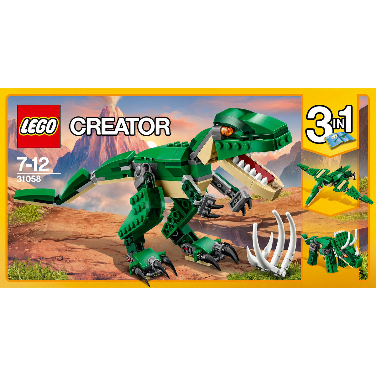 LEGO Creator 3in1 Mighty Dinosaurs 31058