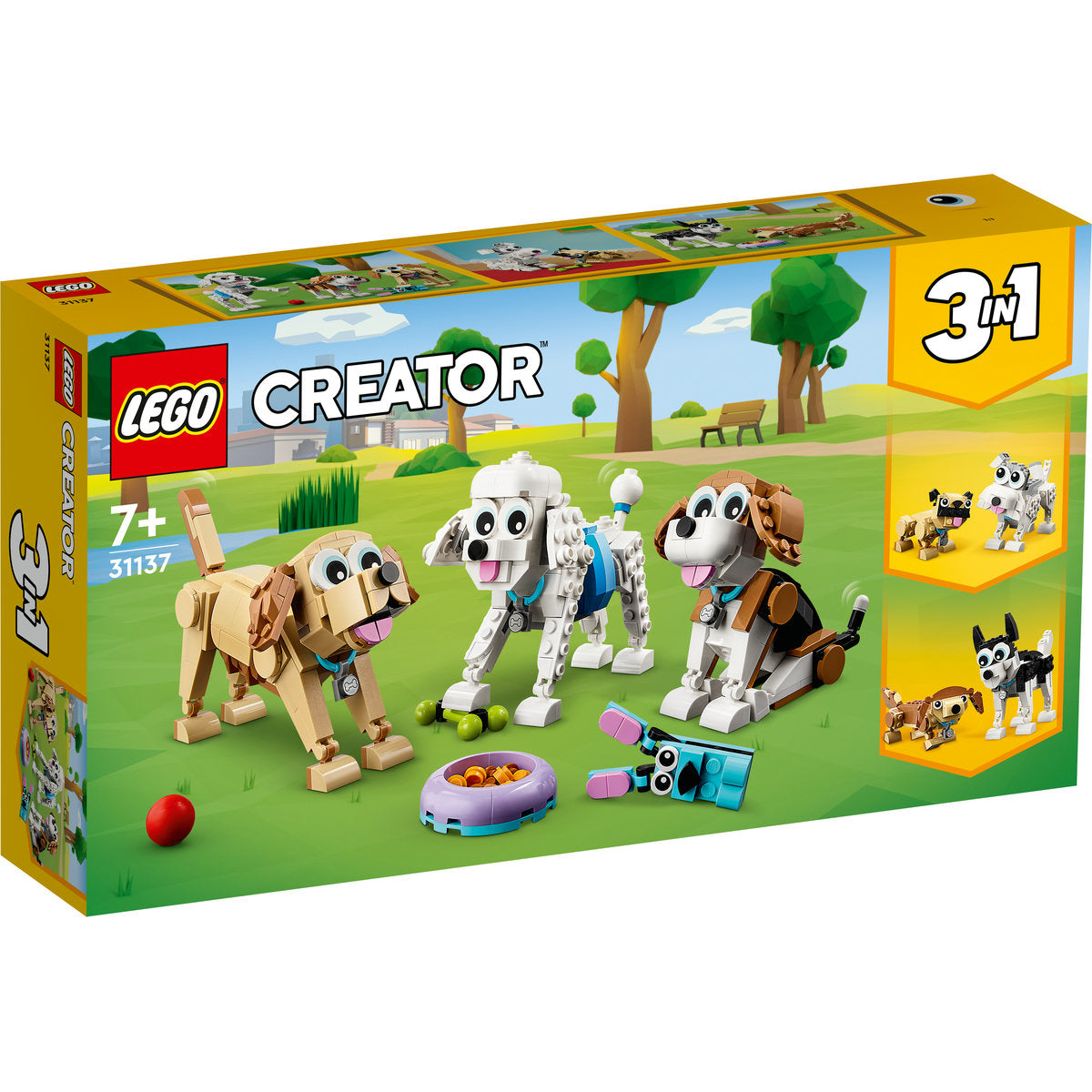 LEGO Creator 3 in 1 Adorable Dogs Animal Toys 31137 - Moons Toystore