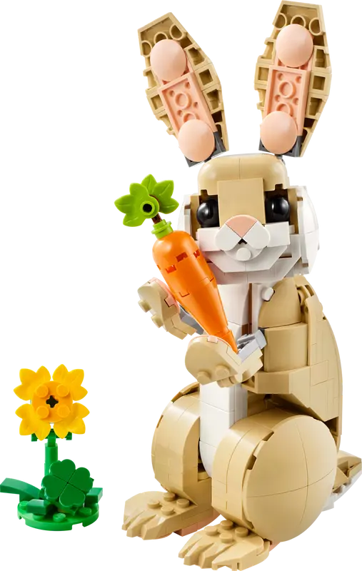 LEGO Creator 3in1 Cute Bunny, Toy Animal Set 31162