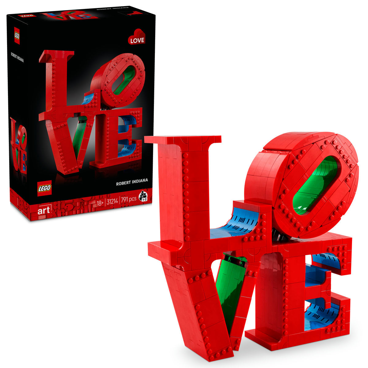 LEGO Art LOVE Home Decor Set for Adults 31214