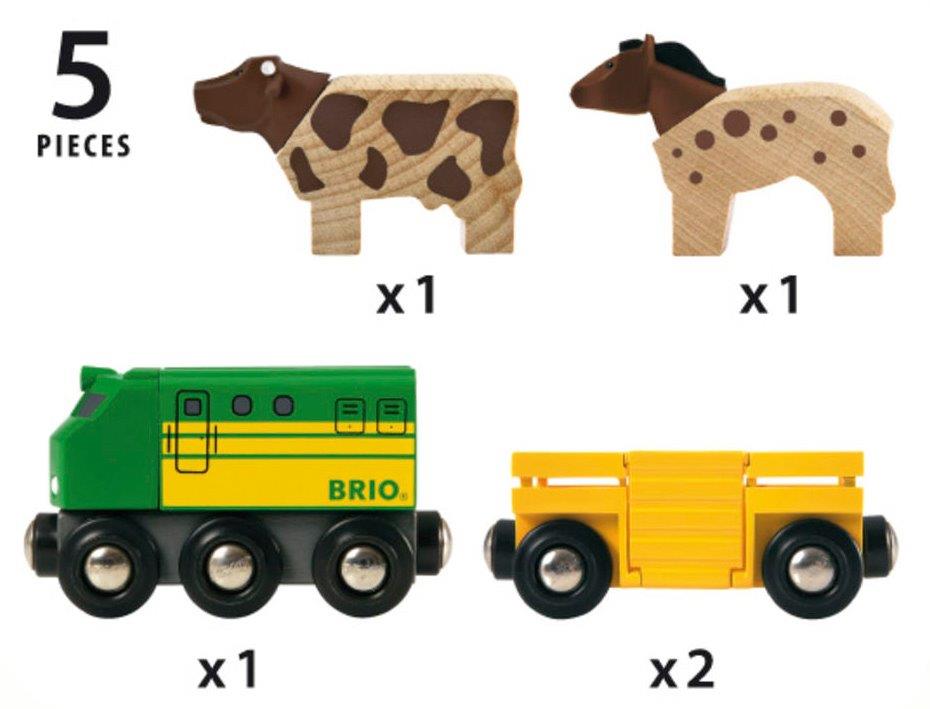 BRIO Farm Train Set