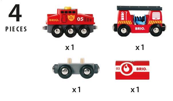 BRIO Rescue Firefighting Train