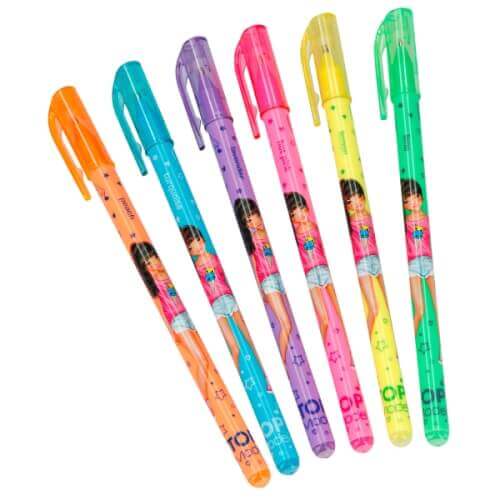 TOPModel Neon Gel Pen Set