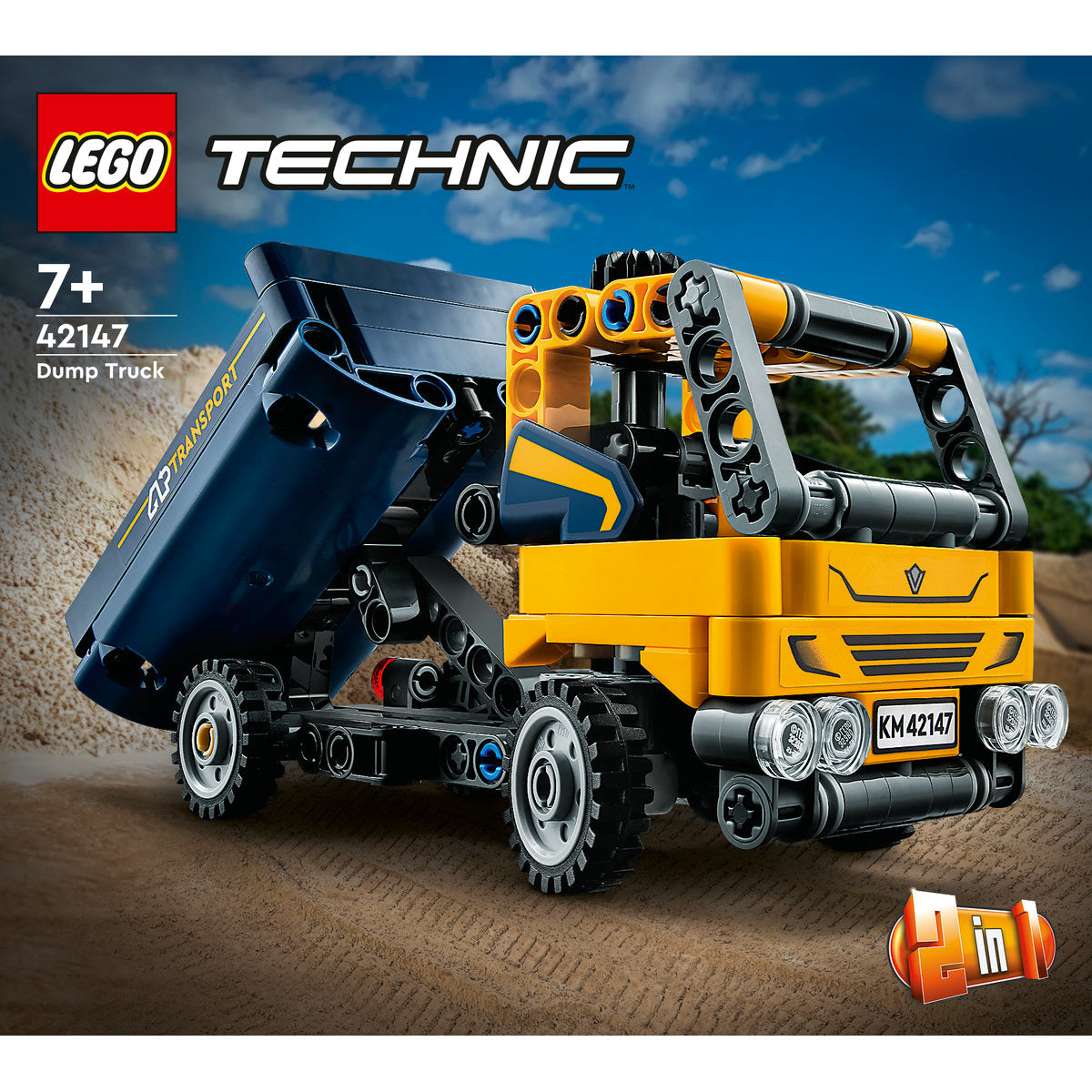 LEGO Technic Dump Truck & Excavator 2in1 Set 42147