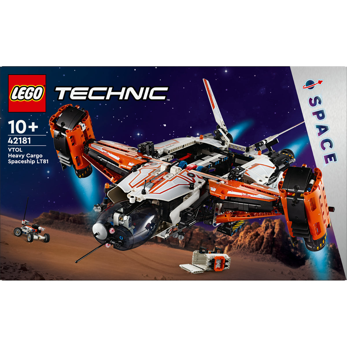 LEGO Technic VTOL Heavy Cargo Spaceship LT81 42181 - Moons Toystore