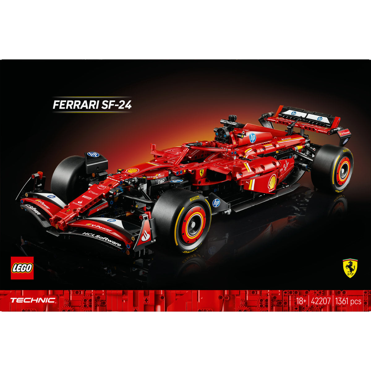 LEGO Technic Ferrari SF-24 F1 Car Model Kit 42207