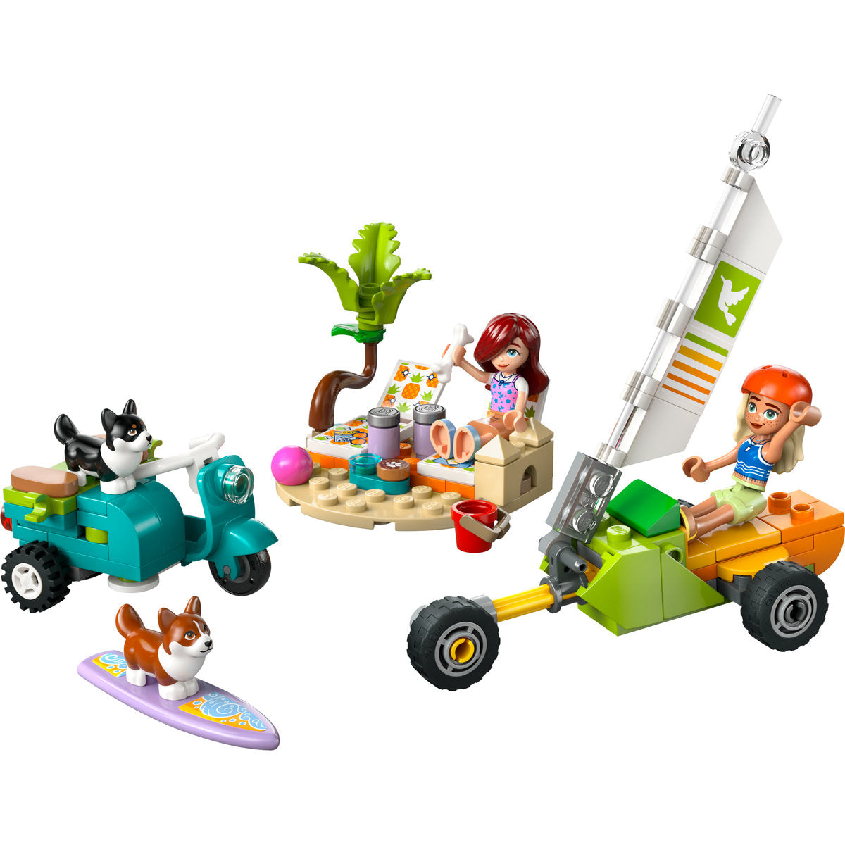 LEGO Friends Surfing Dogs and Scooter Adventure 42641