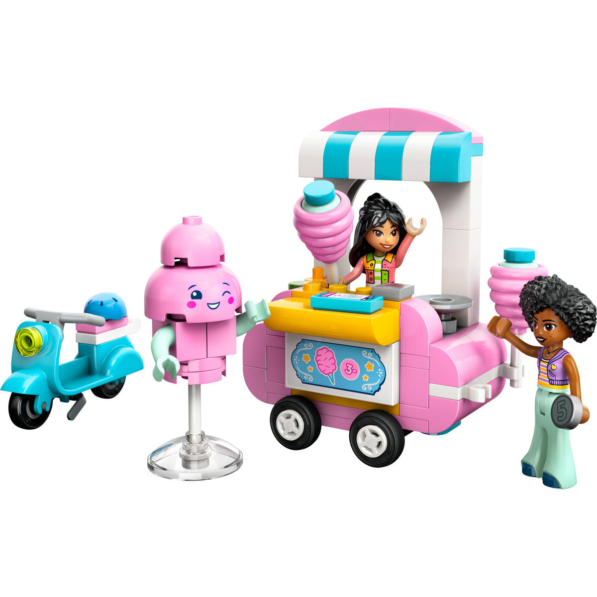 LEGO Friends Candyfloss Stand and Scooter Toy 42643