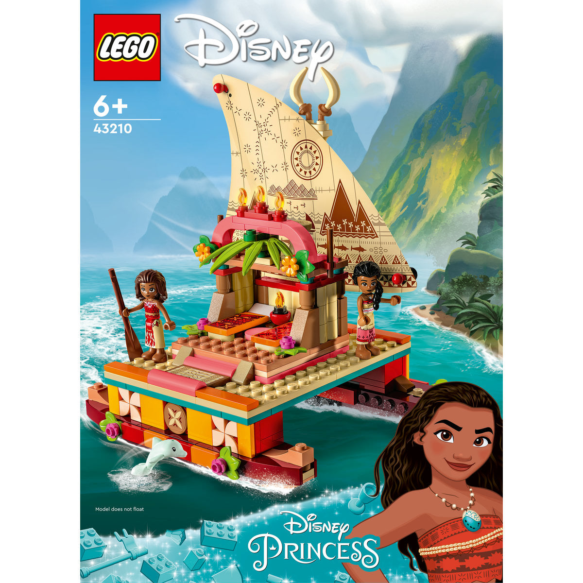 LEGODisney Princess Moana's Wayfinding Boat 43210