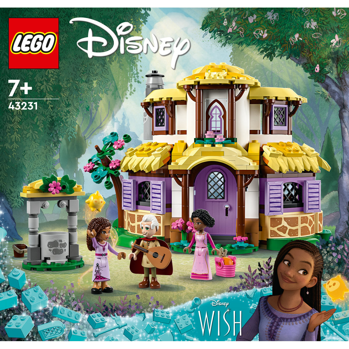 LEGO Disney Wish Asha's Cottage Dollshouse Set 43231